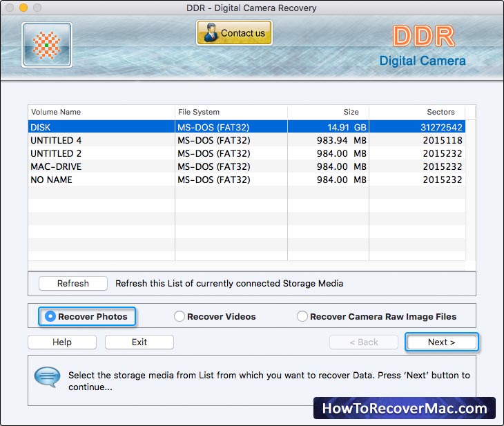 Select Disk Select Disk