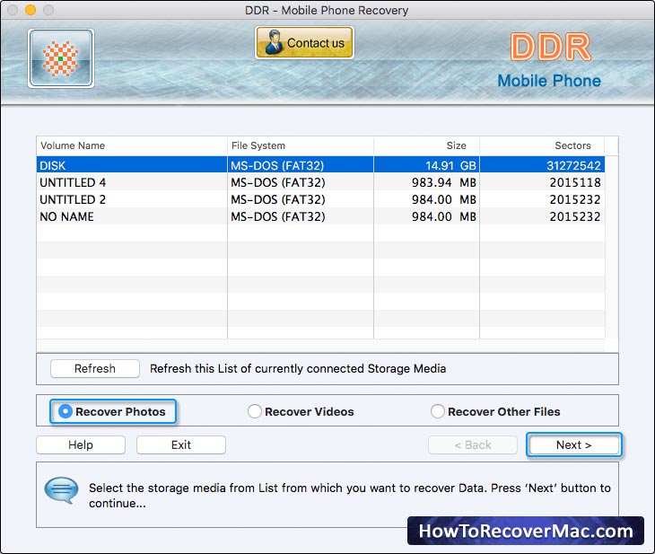 Select Disk Select Disk